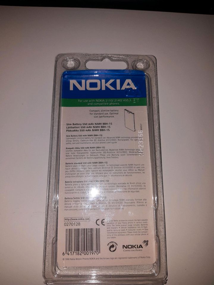 Nokia Akku BBH-15 in Originalverpackung in Uetersen