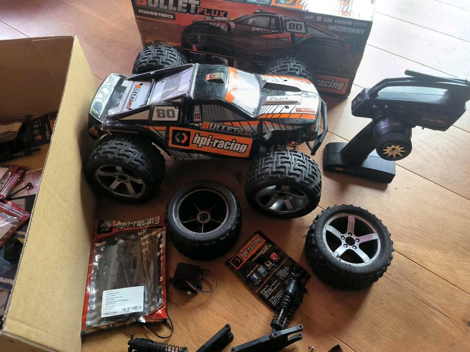 HPI Bullet Flux mit viel Zubehör kein Traxxas Thunder Tiger Losi in Ampfing