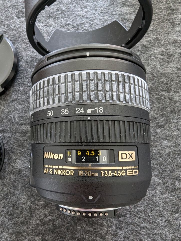 Nikon AF-S DX 18-70mm 3.5-4.5G ED mit OVP in sehr gutem Zustand in Winsen (Luhe)