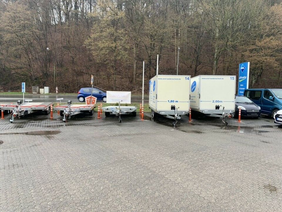 Anhängerverleih 24h geöffnet, Aral Brügge, Anhängervermietung in Lüdenscheid