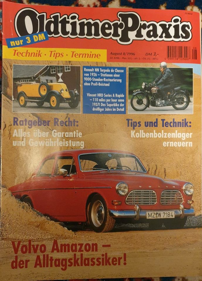 Zeitschriften Oldtimer Markt und Oldtimer Praxis von 1993 - 2007 in München