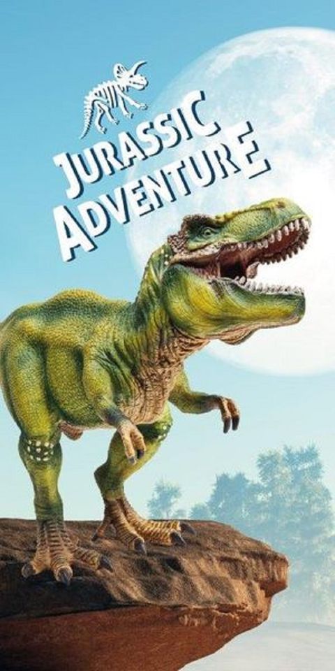 Jurassic Adventure Duschtuch Badetuch Handtuch Strandtuch  70x140 in Emmerich am Rhein