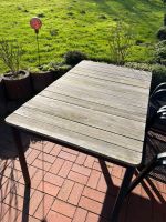 Alu-Gartentisch Holzplatte 150x90x74 Bielefeld - Ubbedissen Vorschau