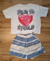 Mädchen-Set: T-Shirt und Shorts / kurze Hose H&M/ZARA - Gr. 152 Nordrhein-Westfalen - Heiden Vorschau