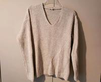 Neuwertiger Tom Tailor Strick Pullover beige V-neck Niedersachsen - Lamstedt Vorschau