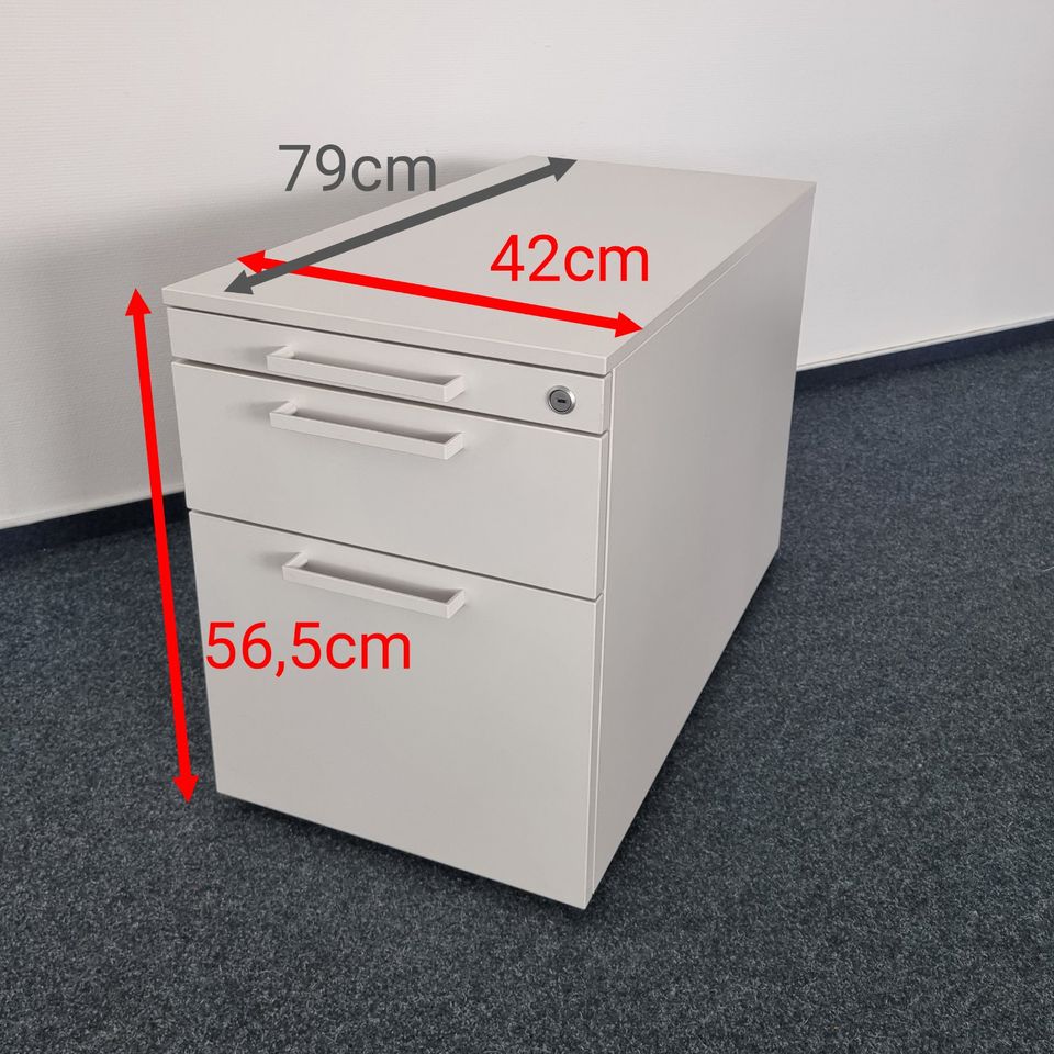 Steelcase Rollcontainer mit 3 Schubladen aus Büroauflösung in Neuss