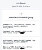 Rod Stewart Tickets Niedersachsen - Seevetal Vorschau