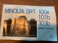 Minolta Bedienungsanleitung SR-T 100x 101b 303b englisch Versand Niedersachsen - Winsen (Luhe) Vorschau