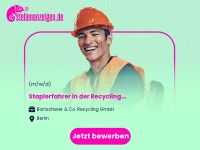 Staplerfahrer in der Recyclingbranche Berlin - Mitte Vorschau