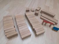 DDR Holzbausteine, Bausteine, Holz, über 50 Teile Brandenburg - Peitz Vorschau