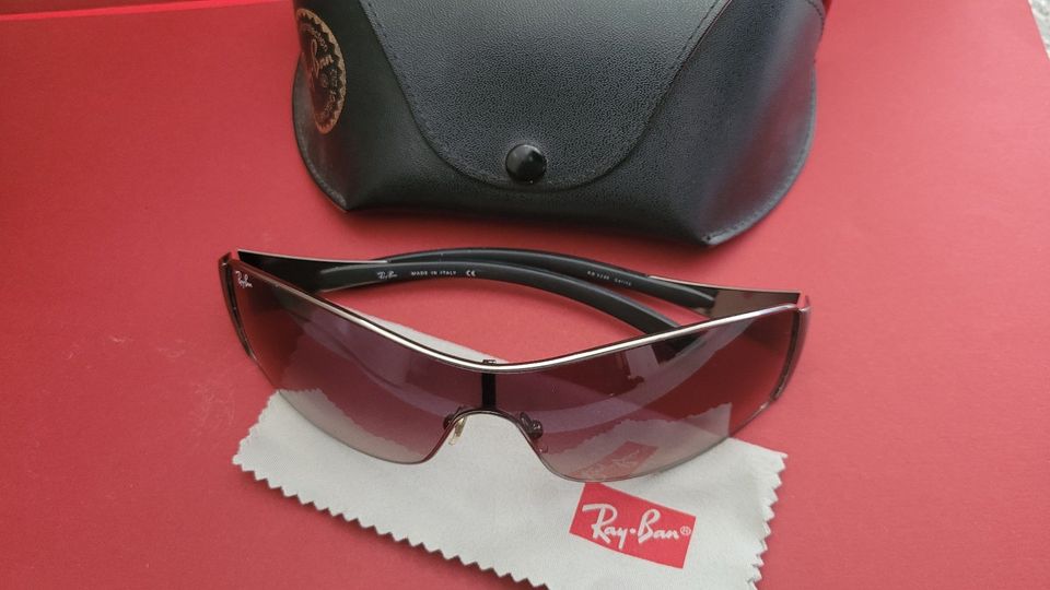 Ray-Ban Unisex Sonnenbrille RB3268 silbergrau gebürstet in Burgdorf