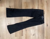 Lange Jeans, schwarz, Gothic, Schnürung, Totenkopf, 32/34 Rheinland-Pfalz - Schöndorf (an der Ruwer) Vorschau