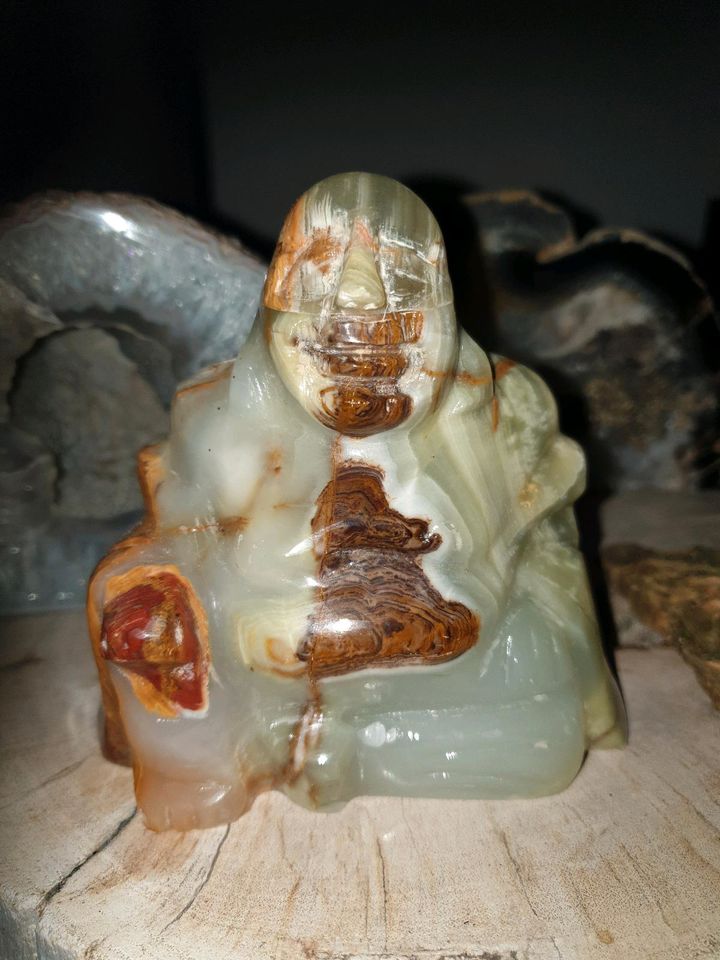 Buddha Achat-Edelstein -Rarität, Glücksbringer in Wehringen