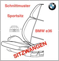 Schnittmuster BMW e36 Sportsitz Sitzwangen Nordrhein-Westfalen - Holzwickede Vorschau