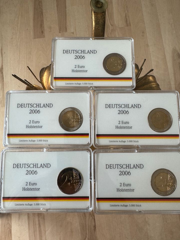 5x2 Euro Coincard 2006 Schleswig-Holstein Holstendor in Lübeck!! in Bad Nauheim