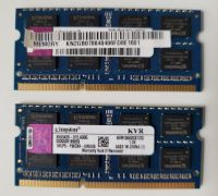 4GB Kingston DDR3 RAM (2x 2GB) / SODIMM für Laptops Nordrhein-Westfalen - Mettmann Vorschau