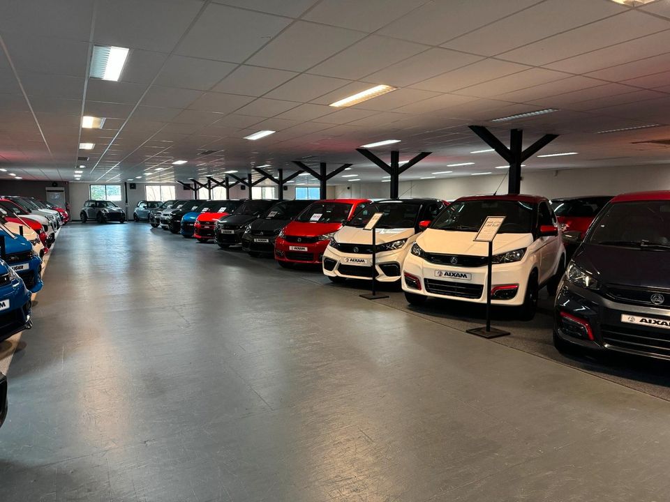 R & C Mopedautokaufen.DE | Neuer 2000m2 Showroom eröffnet | Immer 100 St. auf Lager | Mopedauto 45 km/h in Gronau (Westfalen)