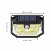 Solarleuchte 178LED mit Bewegungsmelder Außen Fluter Sensor NEU Nordrhein-Westfalen - Paderborn Vorschau