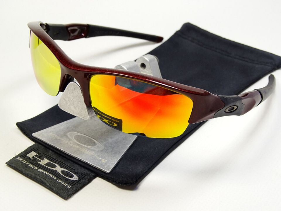 Oakley Flak Jacket Red Fire Sonnenbrille Eye Jawbone Half Twenty in Hamburg