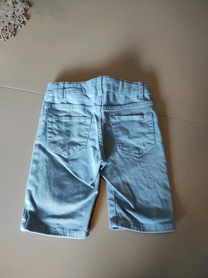 H&M Jeansshorts *98* hellblau Stretch verstellbarer Bund in Hoppegarten