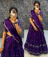 Indien lehenga set in lila Niedersachsen - Munster Vorschau