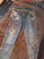 Tredy Jeans /selten und Blumenmuster Gr.40 Thüringen - Weida Vorschau