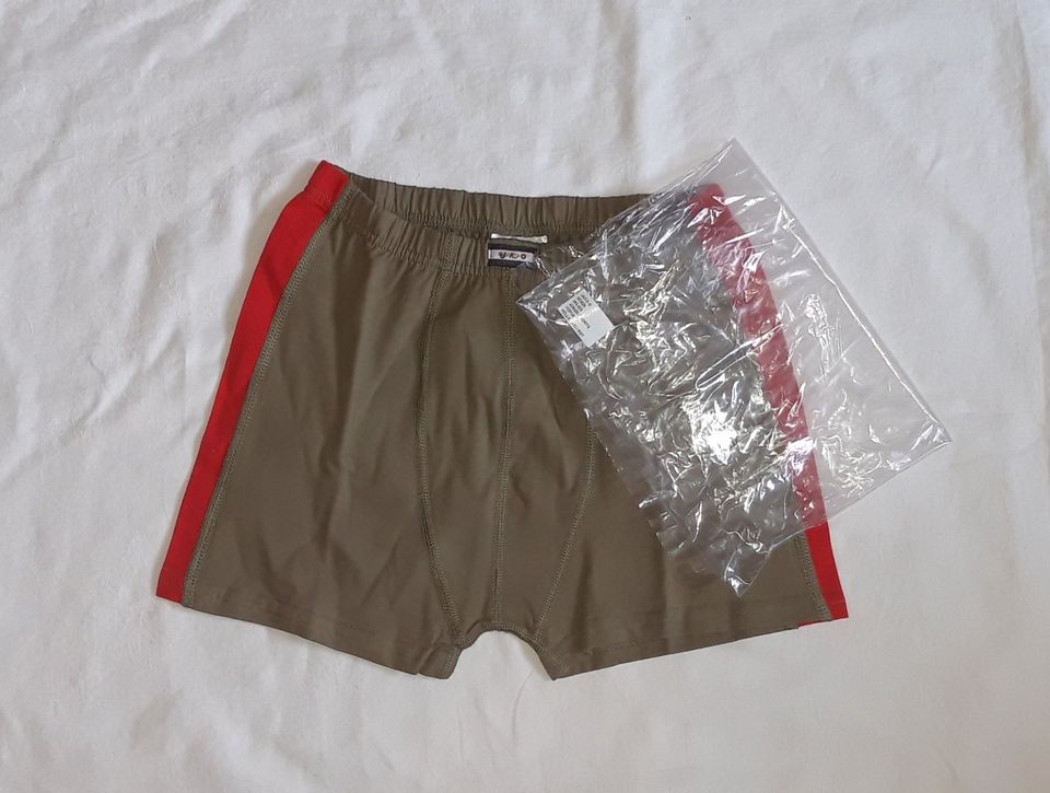 Shorts Boxershort von JakoO Gr. 152/158 - khaki-rot in Hannover