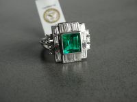 Ring Smaragd Diamant Weissgold 750/-- einmalig schön Bayern - Bayreuth Vorschau