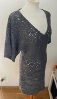 Strickkleid Tier und rauchfrei Silber grau elegant 40 42 Bayern - Garmisch-Partenkirchen Vorschau