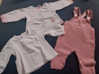 Baby Set Strampler/Latzhose Shirt Jacke creme/rose 70cm Bayern - Kaufering Vorschau