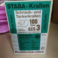 Schraub- und Tackerkrallen, ungenutzt, 41 Stück noch drin Berlin - Pankow Vorschau