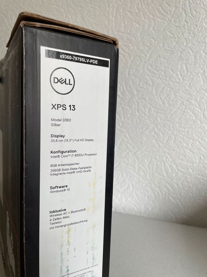 Dell XPS 13 Model 9360 Silber Full HD mit Original Verpackung in Lübbecke 