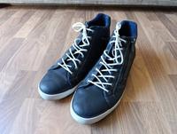 Herren Sneakers halbhoch Leder Mustang, Schuhgröße 47, Blau Bayern - Eisingen Vorschau