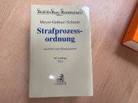 Meyer-Goßner / Schmitt StPO Neuste Auflage München - Schwabing-West Vorschau