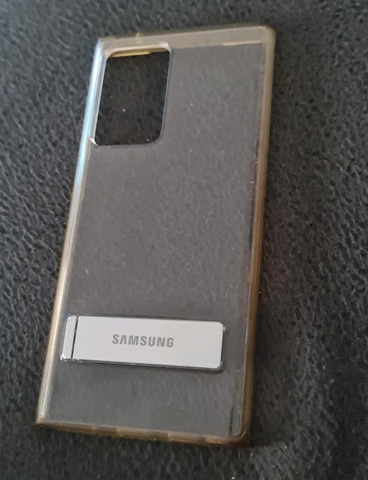 Original Samsung Note 20 Ultra Clear Standing Cover Transparent in Iserlohn