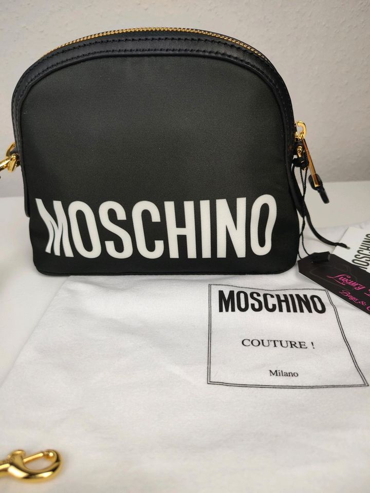 Moschino Couture Umhängetasche Crossbody Bag Schwarz NEU! in Bad Rothenfelde