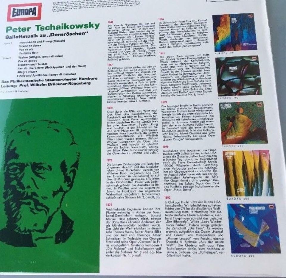 Schallplattenalbum N mit 12 Schallplatten 30 cm Durchmesser in Opfenbach