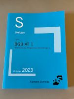 Alpmann Schmidt Skript BGB AT 1 25. Auflage 2023 Nordrhein-Westfalen - Haltern am See Vorschau