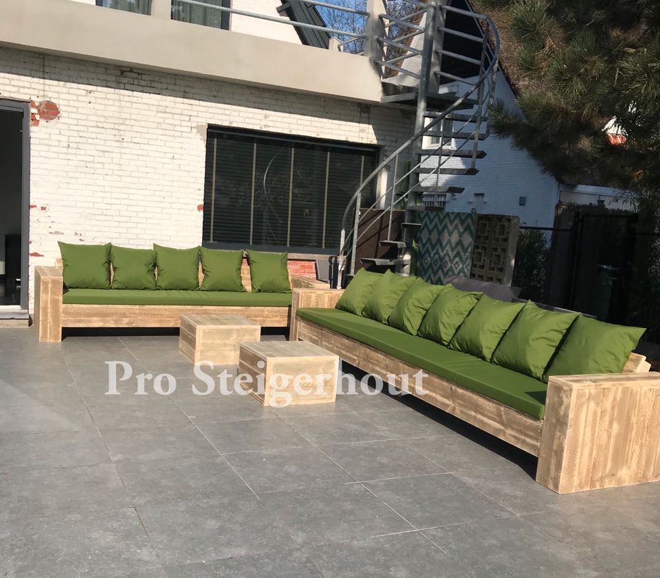 Gerüstholz Ecksofa Ecklounge Loungeset Lounge Sofa Gartenmöbel in Düsseldorf