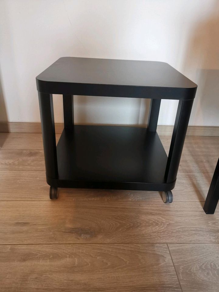 IKEA Tingby 50x50cm, Beistelltisch mit Rollen in Schwarz in Leipzig