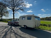 Oldtimer Gespann MB 190 mit Westfalia Nordrhein-Westfalen - Straelen Vorschau