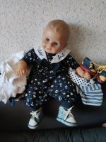 Baby Puppe mit Klamotten Nordrhein-Westfalen - Saerbeck Vorschau