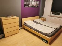 Schlafzimmer, Bett und Nachtschrank (Malm Buche Furnier) Hannover - Vahrenwald-List Vorschau