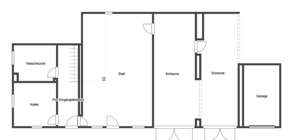 Handwerker aufgepasst - Bauernhaus mit Stall, Scheune und viel Ausbaupotential in Bergfelden in Sulz