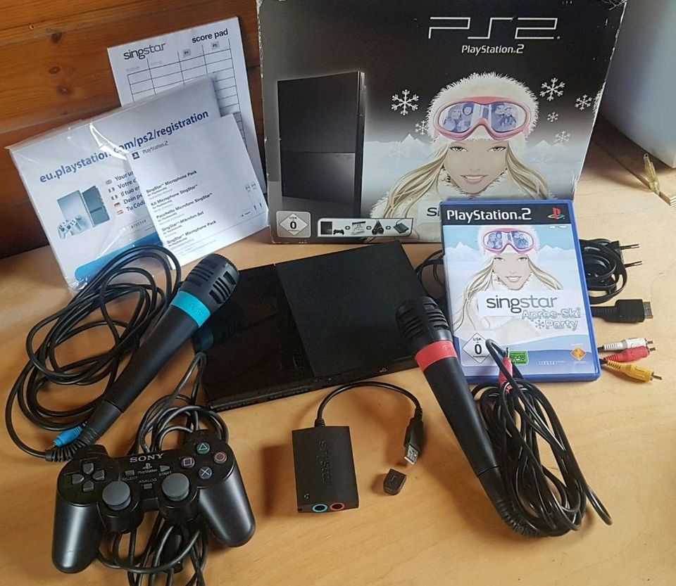 Playstation 2 mit  SINGSTAR SET in Frankfurt am Main