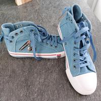 Jeans Sneaker neuwertig Hessen - Weilmünster Vorschau