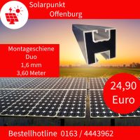 Photovoltaik Montageschiene Duo 1,6 mm 3,60 Meter Baden-Württemberg - Hohberg Vorschau