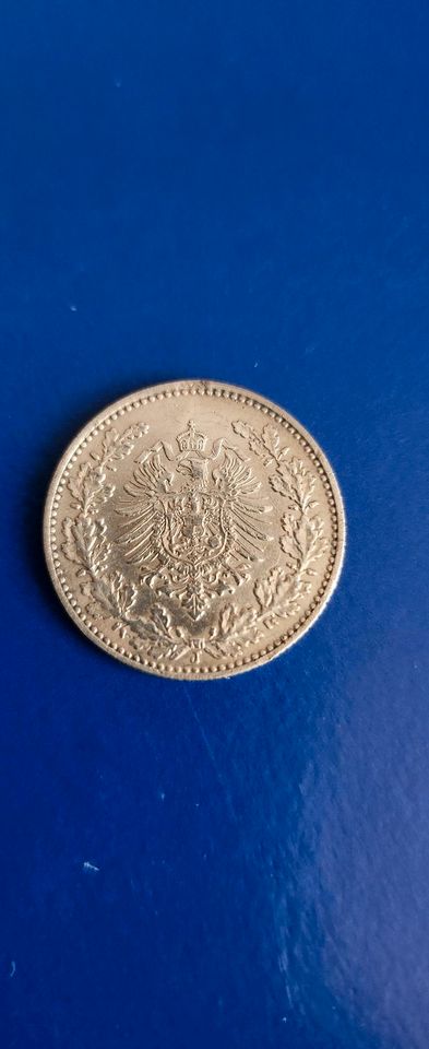 50 Pfennig Deutsches Reich Silber Münze in Sandau (Elbe)