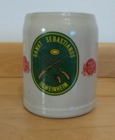 Bierkrug von 1979 - Schützenverein Sankt Sebastianus/Schweinheim Bayern - Aschaffenburg Vorschau