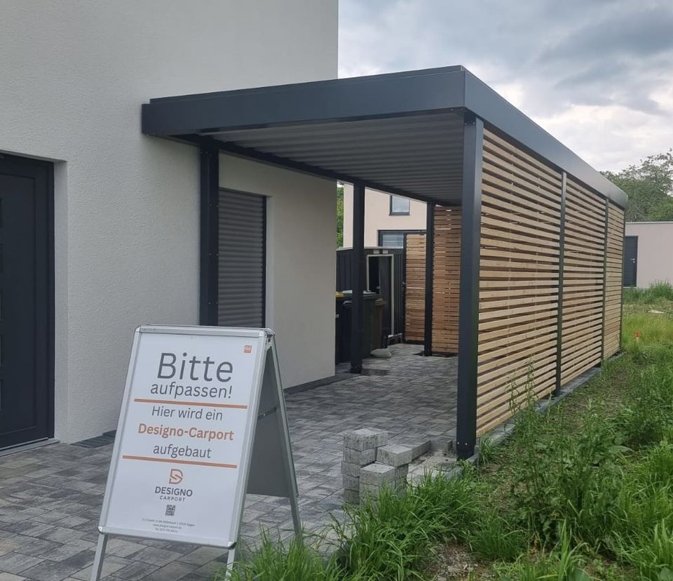 Design Carport Stahlcarport in Schwäbisch Gmünd